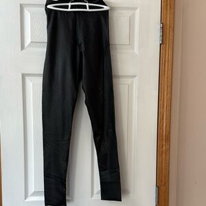 Sleek Black faux leather Leggings